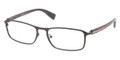 PRADA SPORT Eyeglasses PS 55DV 1BO1O1 Blk Shiny 52MM