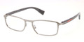 PRADA SPORT Eyeglasses PS 55DV OAQ1O1 Gunmtl dark Gray 52MM