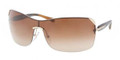 PRADA Sunglasses PR 59OS ZVN1Z1 Pale Gold 39MM
