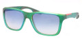 PRADA SPORT Sunglasses PS 04OS OAU1J0 Top Blue On Grn 59MM