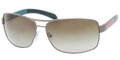 PRADA SPORT Sunglasses PS 54IS 75S4M1 Brushed Gunmtl 65MM