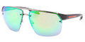 PRADA SPORT Sunglasses PS 57OS 5AV1M2 Gunmtl 64MM
