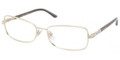 BVLGARI Eyeglasses BV 2142B 278 Pale Gold 52MM