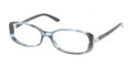 BVLGARI Eyeglasses BV 4060B 5220 Variegated Blue 54MM