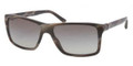 BVLGARI Sunglasses BV 7015 526111 Grn Br Horn 57MM