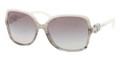 BVLGARI Sunglasses BV 8120B 527911 Wht Gray Striped Transp 57MM