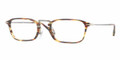 PERSOL Eyeglasses PO 3044V 938 Grn Striped Br 52MM