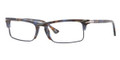 PERSOL Eyeglasses PO 3049V 944 Stripped Blue 52MM