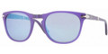 PERSOL Sunglasses PO 3028S 987/O4 Blue Curacao 52MM