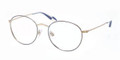 POLO Eyeglasses PH 1132 9116 Brushed Pale Gold Blue 51MM