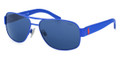 POLO Sunglasses PH 3080 924080 Matte Light Blue 59MM