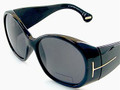 Tom Ford LARA TF66 Sunglasses B5  SHINY Blk