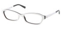 RALPH LAUREN Eyeglasses RL 6097 5392 Wht Blk 54MM
