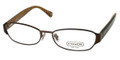 COACH Eyeglasses HC 5018 9076 Satin Br 53MM