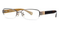 COACH Eyeglasses HC 5027B 9094 Br Tortoi 50MM