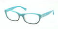 COACH Eyeglasses HC 6034 5099 Turq 50MM