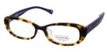 COACH Eyeglasses HC 6035 5103 Spotty Tort Purple 52MM