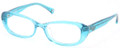 COACH Eyeglasses HC 6035F 5095 Transp Turq 52MM