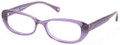 COACH Eyeglasses HC 6035F 5097 Transp Purple 52MM