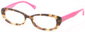 COACH Eyeglasses HC 6035F 5102 Spotty Tort Fuchsia 52MM