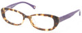 COACH Eyeglasses HC 6035F 5103 Spotty Tort Purple 52MM