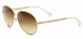Coach Sunglasses HC 7019 911695 Gold Tort 59MM