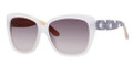 MARC BY MARC JACOBS Sunglasses MMJ 358/S 043J Milky Wht Blk 58MM