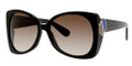 MARC BY MARC JACOBS MMJ 406/S Sunglasses 03TE Blk 58-17-135