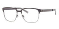 YVES SAINT LAURENT Eyeglasses SL 9 02QX Gray Ruthenium 55MM