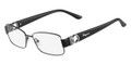 SALVATORE FERRAGAMO Eyeglasses SF2124R 015 Shiny Dark Gunmtl 52MM