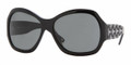 Versace VE4154B Sunglasses GB1/87 SHINY Blk GRAY