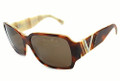 Versace VE4145B Sunglasses 783/73 HAVANA ON HORN