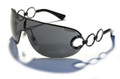 Yves Saint Laurent 6115/S Sunglasses 06W595  RUTHENIUM AND Blk (5517)