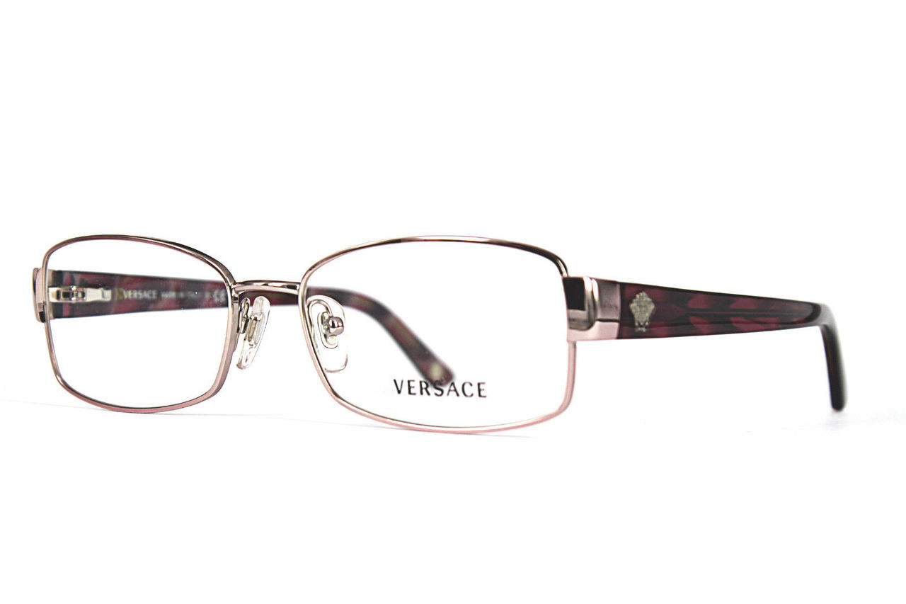 VERSACE VE 1177 Eyeglasses 1056 Pink 52-16-135 - Elite Eyewear Studio