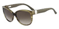 SALVATORE FERRAGAMO Sunglasses SF652SL 319 Striped Khaki 59MM