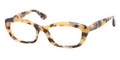 MIU MIU Eyeglasses MU 02MV PC81O1 Golden Havana 52MM