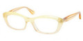 MIU MIU Eyeglasses MU 02MV PDA1O1 Glitter Gold 52MM