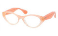 MIU MIU Eyeglasses MU 03MV QFI1O1 Orange Glitter 52MM