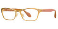 MIU MIU Eyeglasses MU 55LV LAE1O1 Brushed Golden Bronze 51MM
