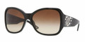 Versace VE4184B Sunglasses GB1/13 SHINY Blk Br Grad