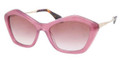 MIU MIU Sunglasses MU 02OS PC94P1 Opal Pink 57MM