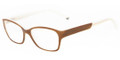 EMPORIO ARMANI Eyeglasses EA 3004F 5047 Striped Br Cream 52MM
