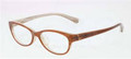 EMPORIO ARMANI Eyeglasses EA 3008F 5054 Br Variegated Cream 53MM