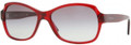 Versace VE4201 Sunglasses 897/11 Transp RED GRAY Grad