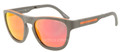 ARMANI EXCHANGE Sunglasses AX 4012 80156Q Grey Orange 54MM
