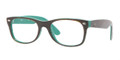 Ray Ban Eyeglasses RX 5184 5161 Top Havana On Grn 50MM