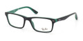 Ray Ban Eyeglasses RX 5288 5138 Blk Grn 50MM
