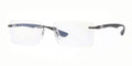 Ray Ban Eyeglasses RX 8720 1128 Sandblasted Gunmtl 54MM