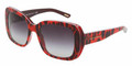 Dolce & Gabbana DG 4101 Sunglasses 17528G Animal Red 54-19-135