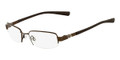 NIKE Eyeglasses 4245 241 Shiny Walnut Br 53MM